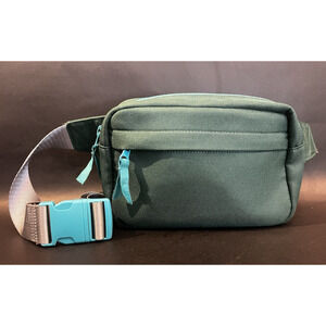 LEGO Target | Fanny Pack | Sling Crossbody Bag | Green | Aqua | 9"x6" | EUC